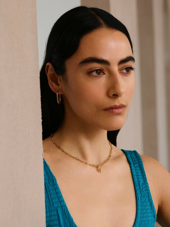 Rosefield Rosefield arany színű Oval nyaklánc JNOLG-J543