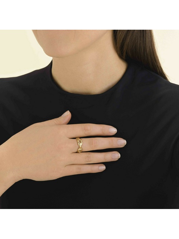 Rosefield Rosefield aranyozott rozsdamentes acél gyűrű Méret: