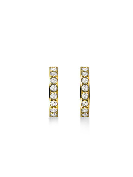 Rosefield Rosefield arany színű Crystal Hoops fülbevaló JECHG-J571