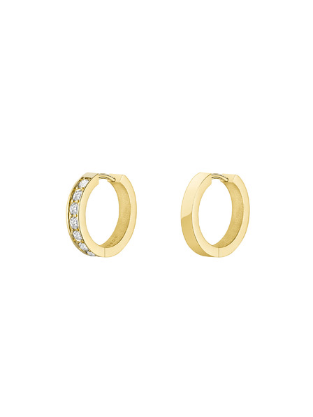 Rosefield Rosefield arany színű Crystal Hoops fülbevaló JECHG-J571
