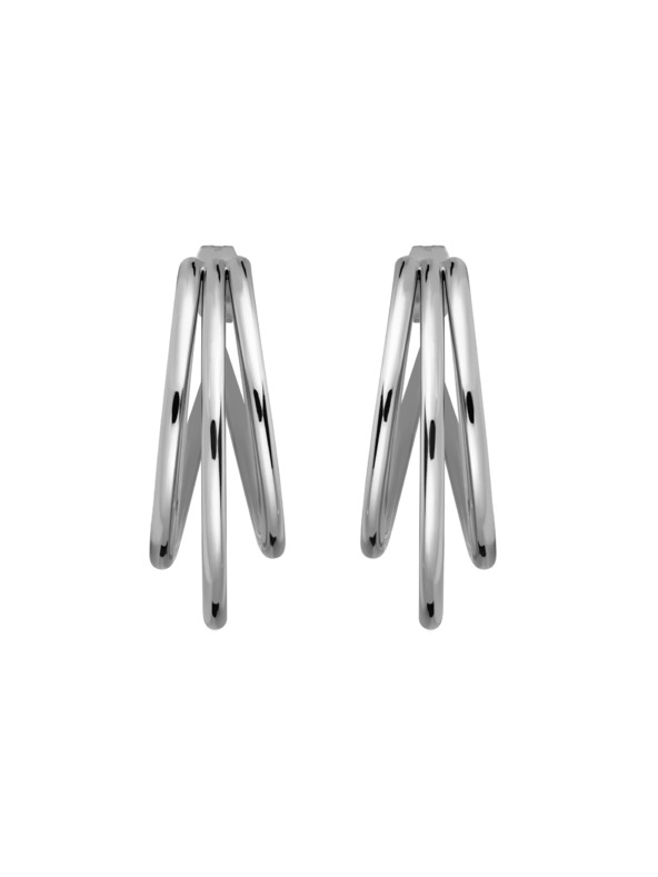 Rosefield Rosefield ezüst színű Triple Hoops fülbevaló JETHS-J574
