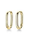 Rosefield Rosefield arany színű Large Oval Hoops fülbevaló JEOLG-J567