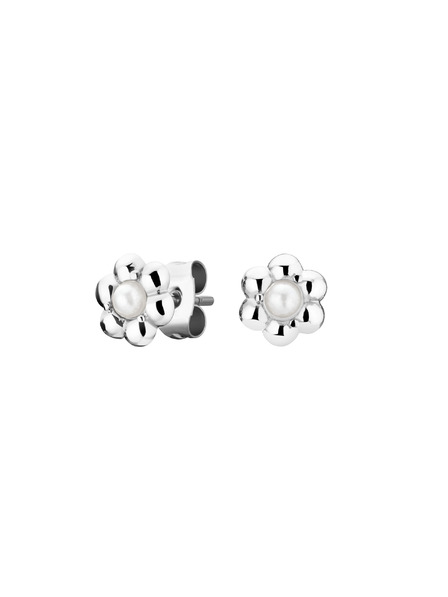 Rosefield Rosefield ezüst Daisy Flower Studs fülbevaló JEDFS-J671