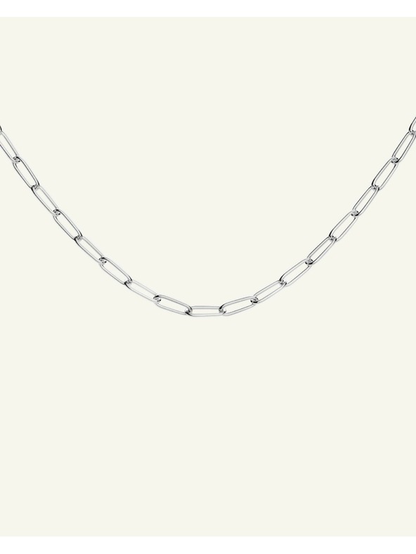 Rosefield Rosefield ezüst színű Rectangle Chain nyaklánc JNRCS-J565