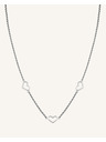 Rosefield Rosefield ezüst színű Triple Heart nyaklánc JNTHS-J613