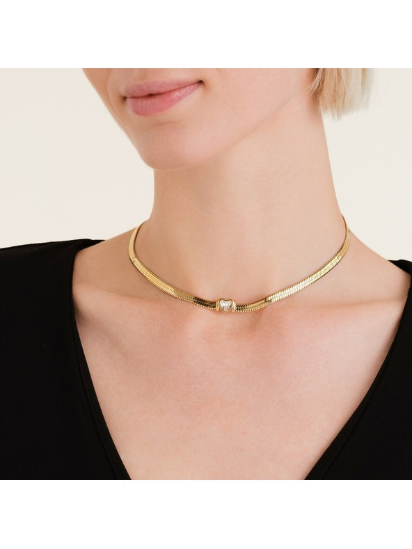 Rosefield Rosefield aranyozott choker nyaklánc hölgyeknek JNSWG-J1002