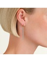 Rosefield Aranyozott női fülbevaló Rosefield JETBG-J918