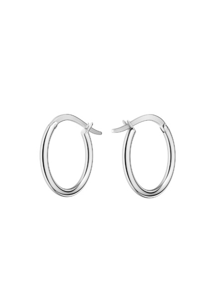 Rosefield Rosefield ezüst színű Large Hoops fülbevaló JELHS-J584