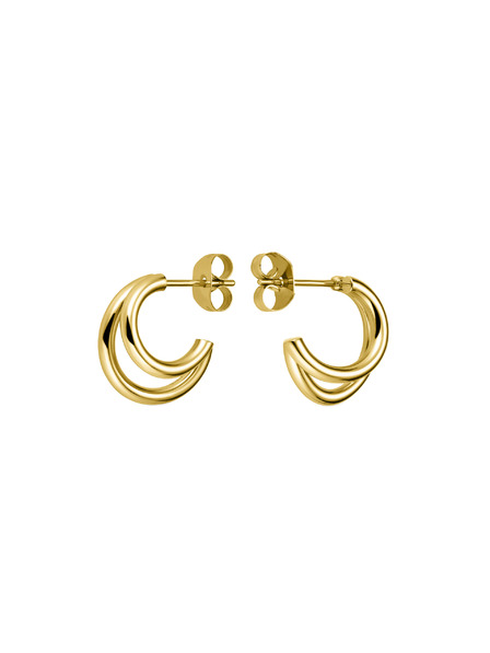 Rosefield Rosefield fülbevaló arany színben Double Hoops JEDHG-J575