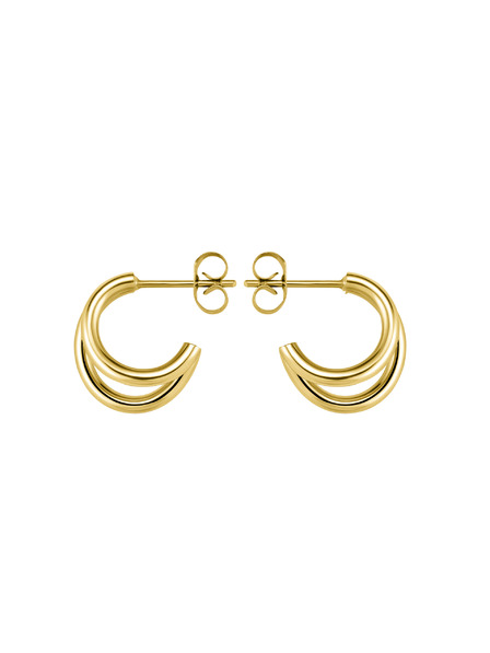 Rosefield Rosefield fülbevaló arany színben Double Hoops JEDHG-J575