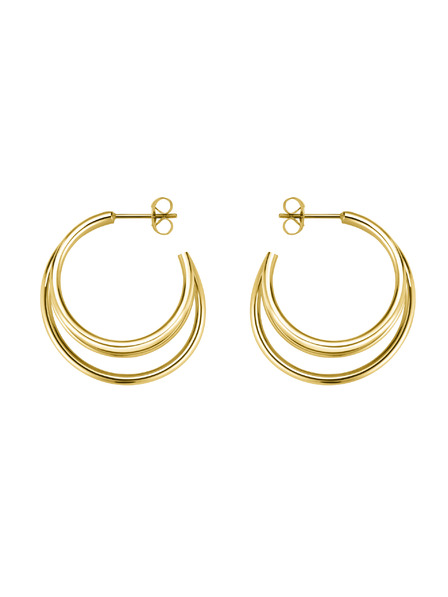Rosefield Rosefield fülbevaló arany színben Triple Hoops JETHG-J573