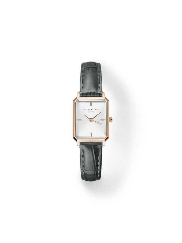 Rosefield Rosefield Octagon XS Grey Leather női óra OWGLR-O87