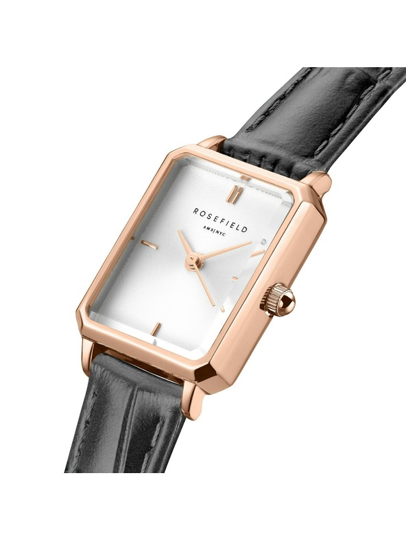 Rosefield Rosefield Octagon XS Grey Leather női óra OWGLR-O87