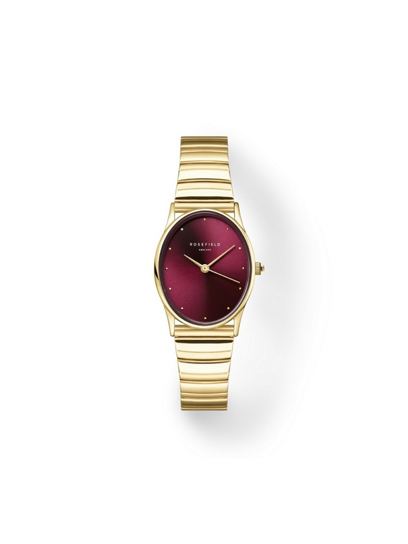 Rosefield Rosefield Oval Bordó Női Óra OVGSG-OV15