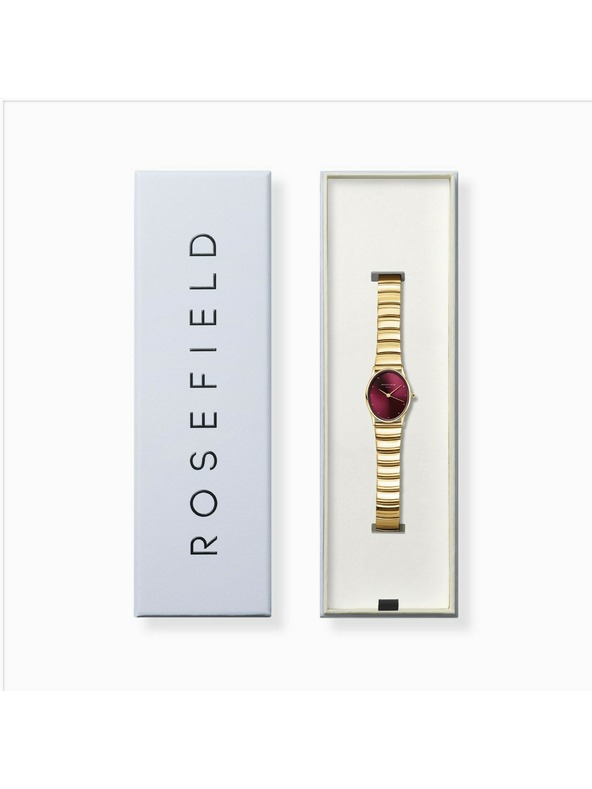 Rosefield Rosefield Oval Bordó Női Óra OVGSG-OV15