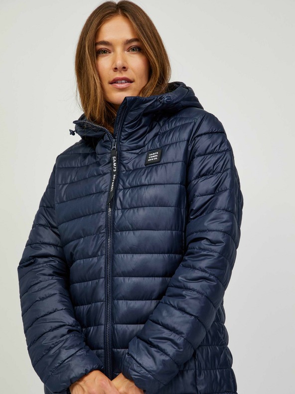 Sam 73 Sötétkék női steppelt kabát Sam 73