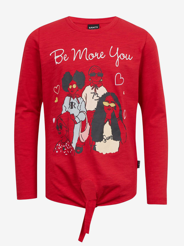 Sam 73 Piros hosszú ujjú lány póló SAM 73 Vadania