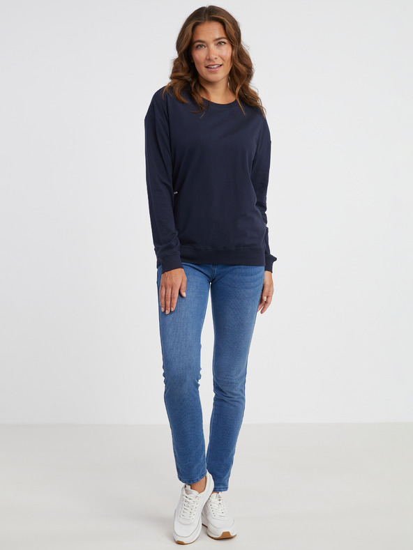 Sam 73 Sötétkék női hosszú ujjú póló SAM 73 Sharma