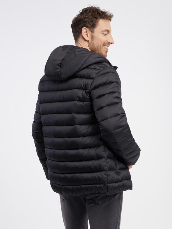 Sam 73 Fekete férfi steppelt dzseki SAM 73 Spider