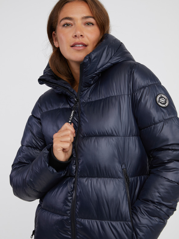 Sam 73 Sötétkék női téli steppelt kabát SAM 73 Jules