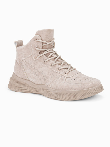 Ombre Clothing Bézs férfi téli csizma T380