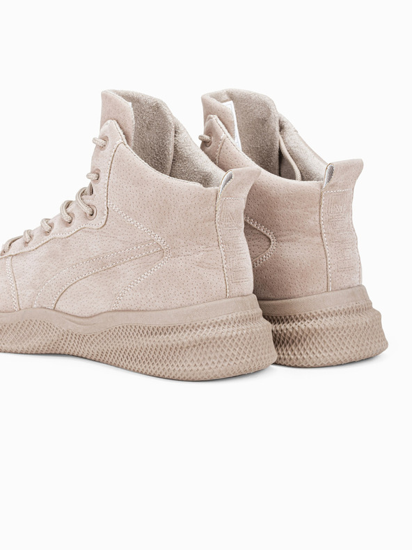 Ombre Clothing Bézs férfi téli csizma T380