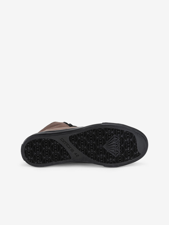 Ombre Clothing Fekete és barna férfi tornacipő cipő Ombre Clothing T378