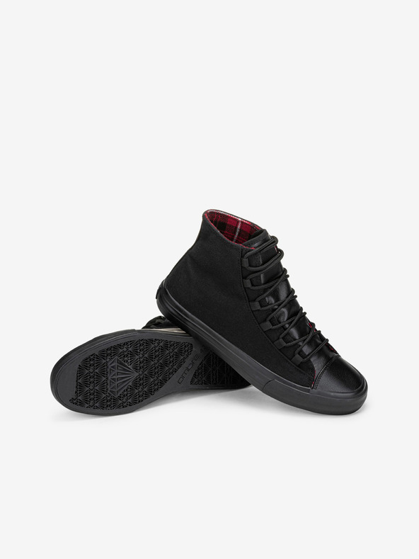 Ombre Clothing Fekete férfi tornacipő cipő Ombre Clothing T378