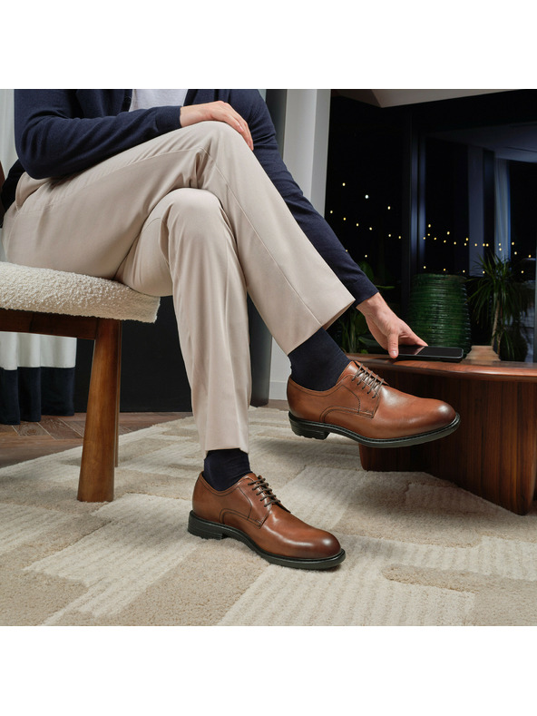 Geox Barna férfi Geox Walk Pleasure öltözködési cipő