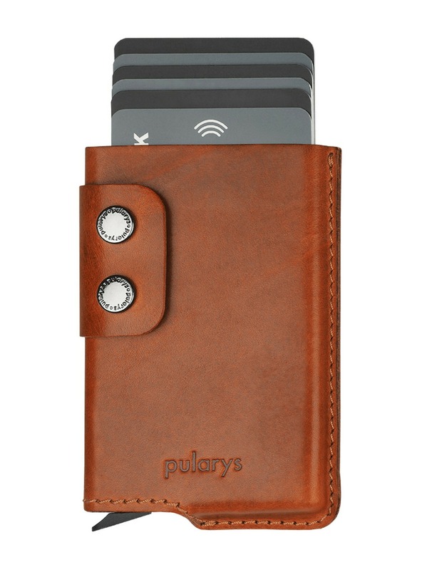 Pularys Pularys Funky férfi bőr pénztárca világosbarna
