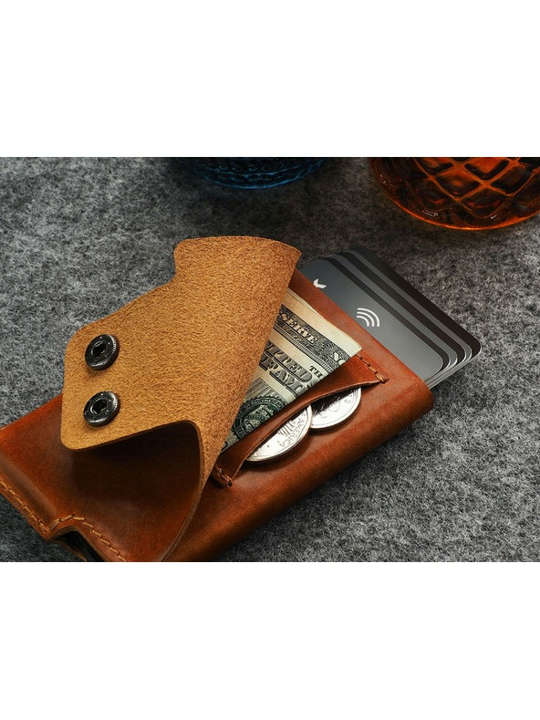 Pularys Pularys Funky férfi bőr pénztárca világosbarna