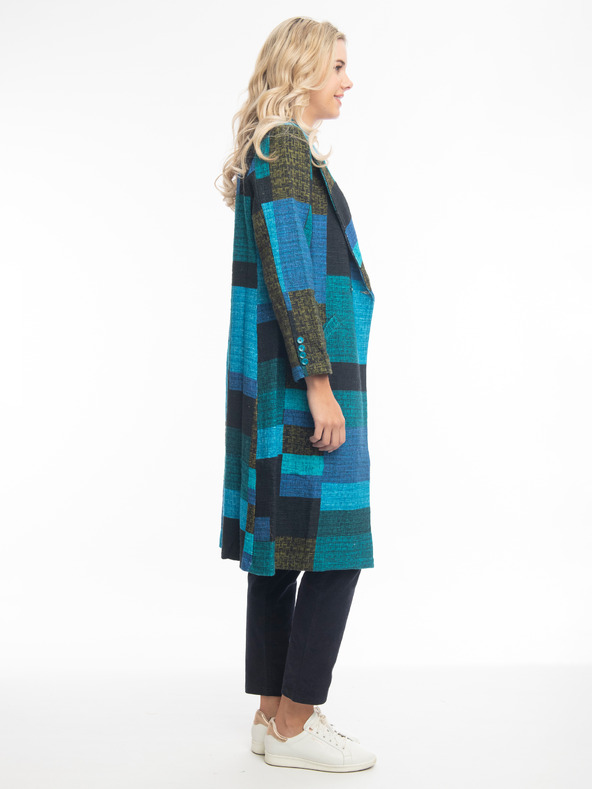 Orientique Kék női kockás kabát Orientique Tartan Orientique női kockás kabát