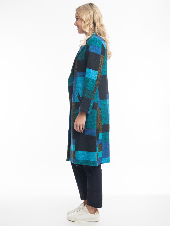 Orientique Kék női kockás kabát Orientique Tartan Orientique női kockás kabát