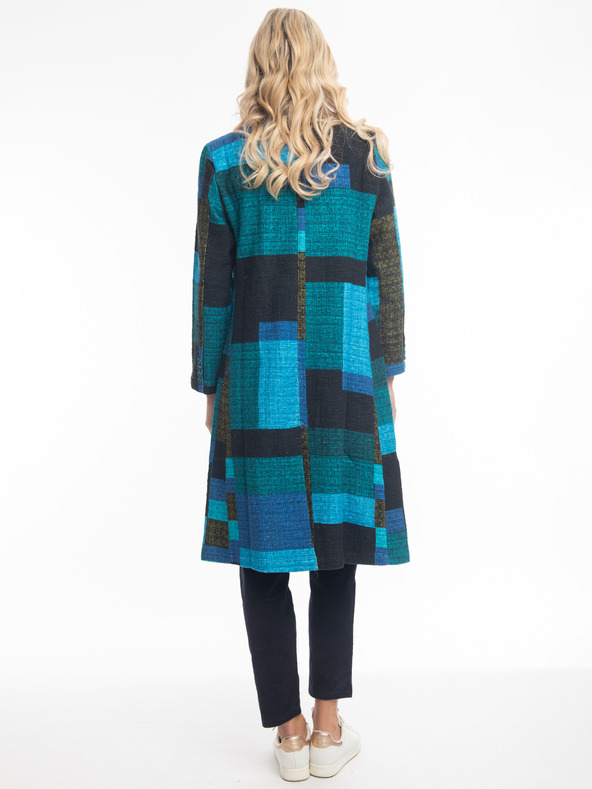 Orientique Kék női kockás kabát Orientique Tartan Orientique női kockás kabát