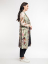 Orientique Orientique Digital Bézs színű női mintás kabát