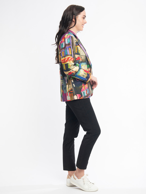 Orientique Orientique Női mintás tatános kabát