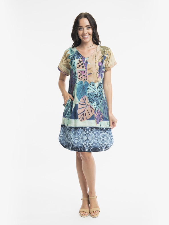 Orientique Kék női Orientique Agios mintás, fordítható ruhák