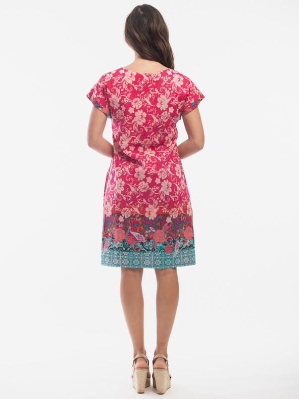 Orientique Piros és rózsaszín Orientique női fordítható ruha