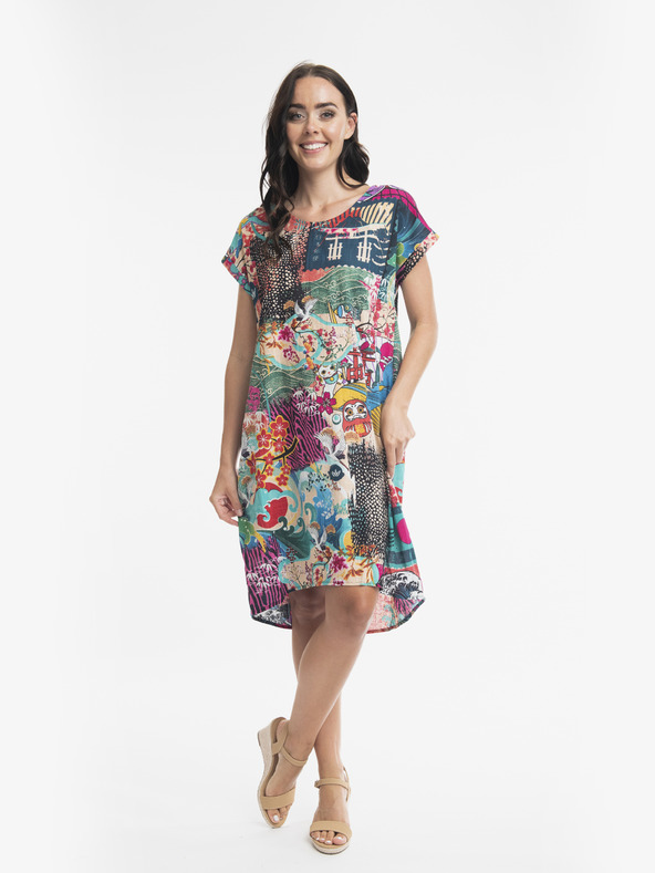 Orientique Petrol női mintás ruha Orientique Onikawa Orientique női mintás ruha Orientique Onikawa