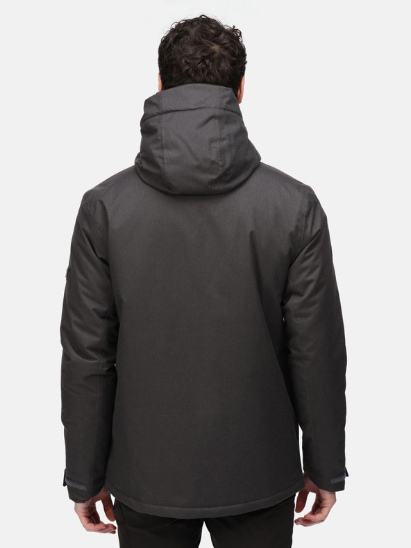 Regatta Sötétszürke férfi Regatta Highside kabát zseblámpával