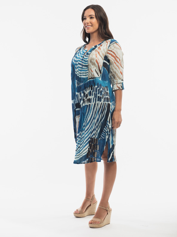 Orientique Kék Orientique női mintás ruha