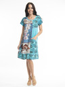 Orientique Türkiz női ruha vászon Orientique Leonardo