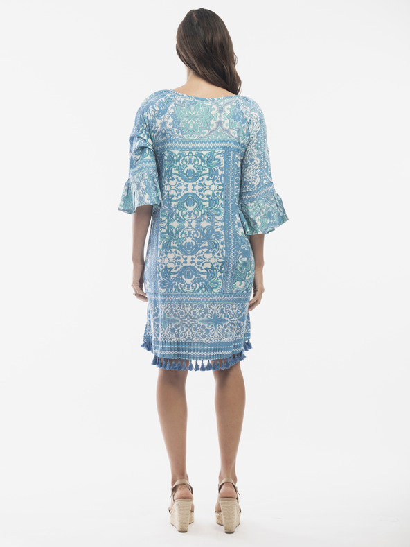 Orientique Kék Orientique női mintás ruha