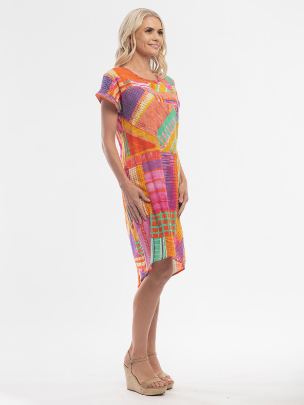 Orientique Narancssárga Orientique női mintás ruha