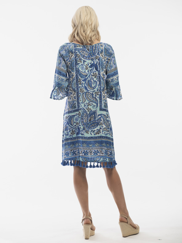 Orientique Kék Orientique női mintás ruha