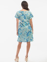 Orientique Orientique kék-mentol színű női mintás fordítható ruha
