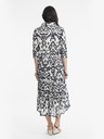 Orientique Fehér-fekete Orientique Izmir női mintás midi ruha