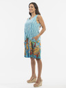 Orientique Orientique kék női mintás fordítható ruha