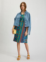 Orientique Orientique kék és petrol színű női mintás ruha