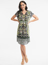 Orientique Fekete és zöld Orientique Izmir női mintás ruha